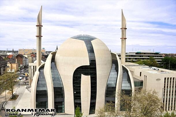 مسجد مرکزی شهر کلن آلمان با معماری خیره کننده
